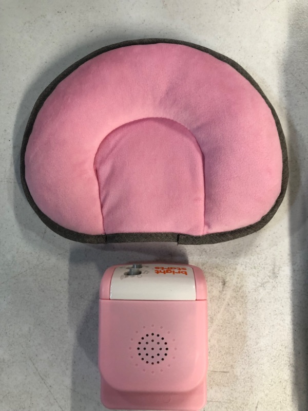 Photo 2 of *USED-SEE NOTES* Bright Starts Minnie Mouse Rosy Skies Baby Bouncer with Vibrating Infant Seat, Music & 3 Playtime Toys, 23x19x23 Inch (Pink)