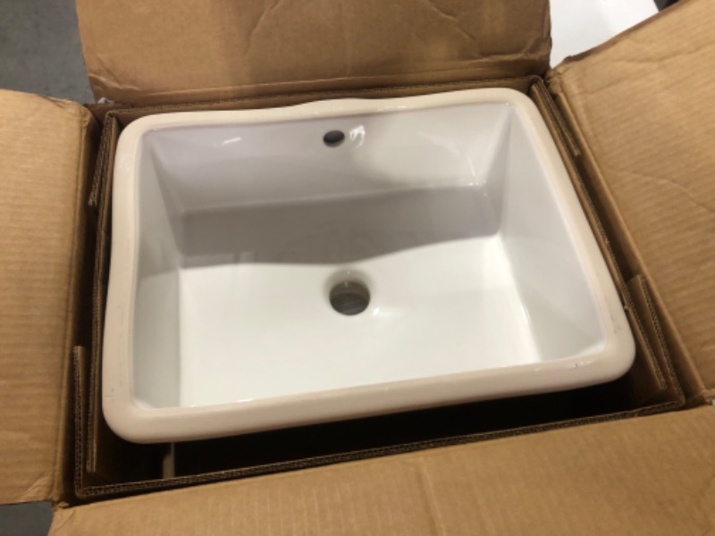 Photo 2 of *USED* Kohler 8189-0 Verticyl Bathroom Sink, White