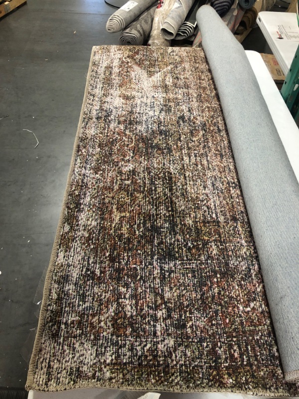 Photo 2 of Amber Lewis x Loloi Billie Collection Tobacco / Rust 6' x 9' Area Rug