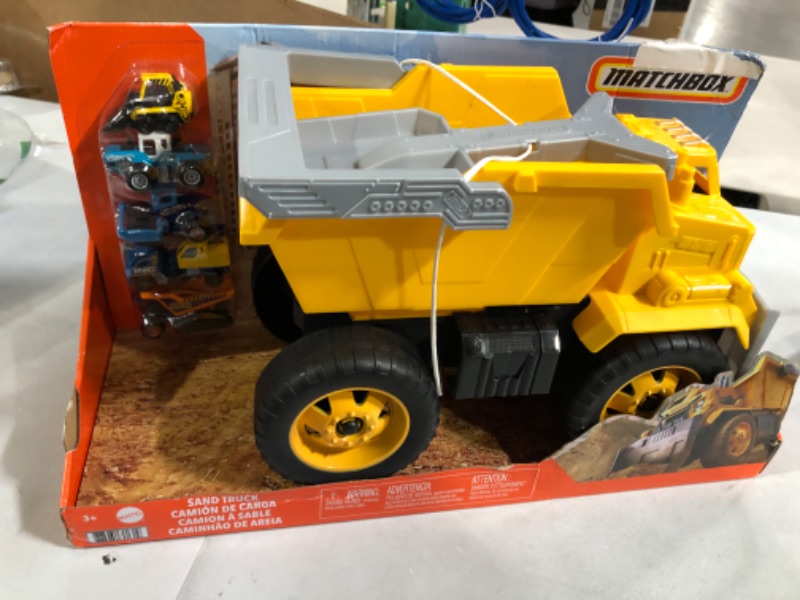 Photo 3 of ?Matchbox Cars, Large-Scale Construction Sand Truck Toy