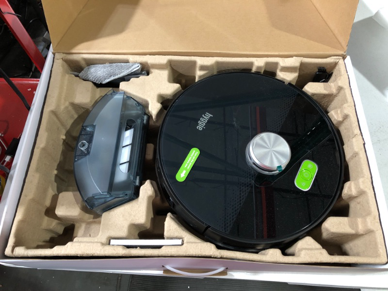 Photo 2 of **MISSING PART/SEE NOTES**Hyggie Robot Vacuum with LIDAR Mapping Technology, Robot Vacuum Cleaner 