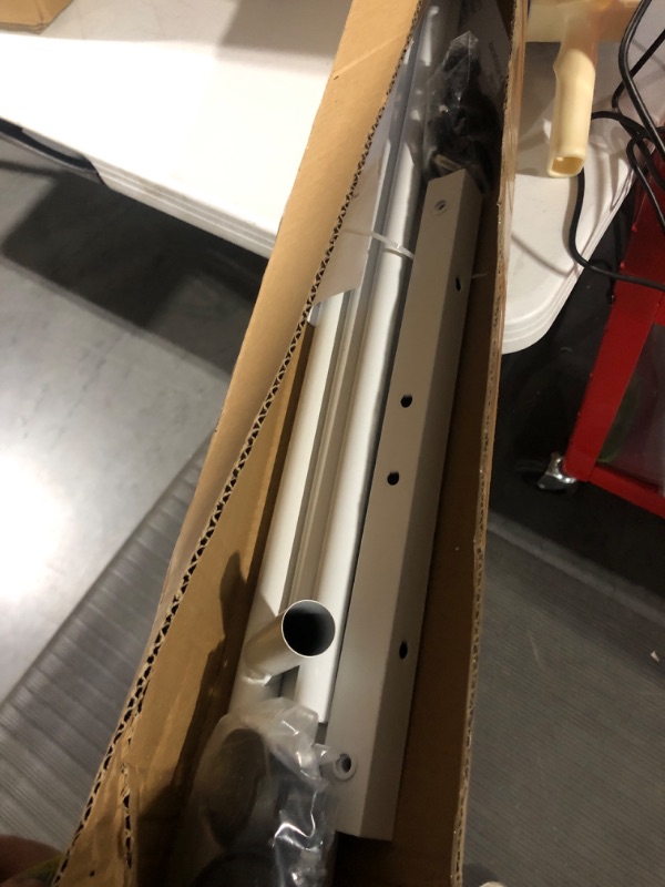 Photo 1 of Garment Rack Freestanding  Portable Clothing Rack with Wheels,White