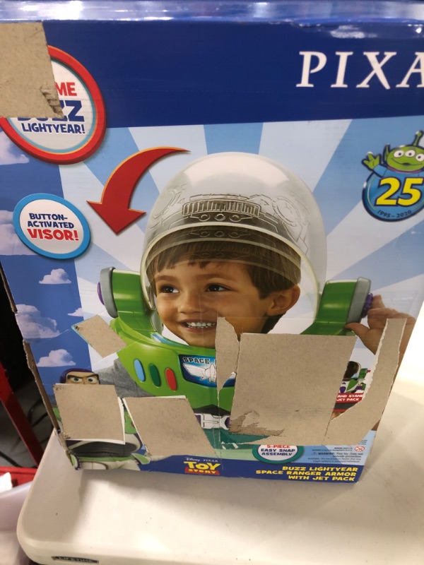 Photo 2 of  Toy Story 4 Buzz Lightyear Toy Astronaut Helmet for Role-play 