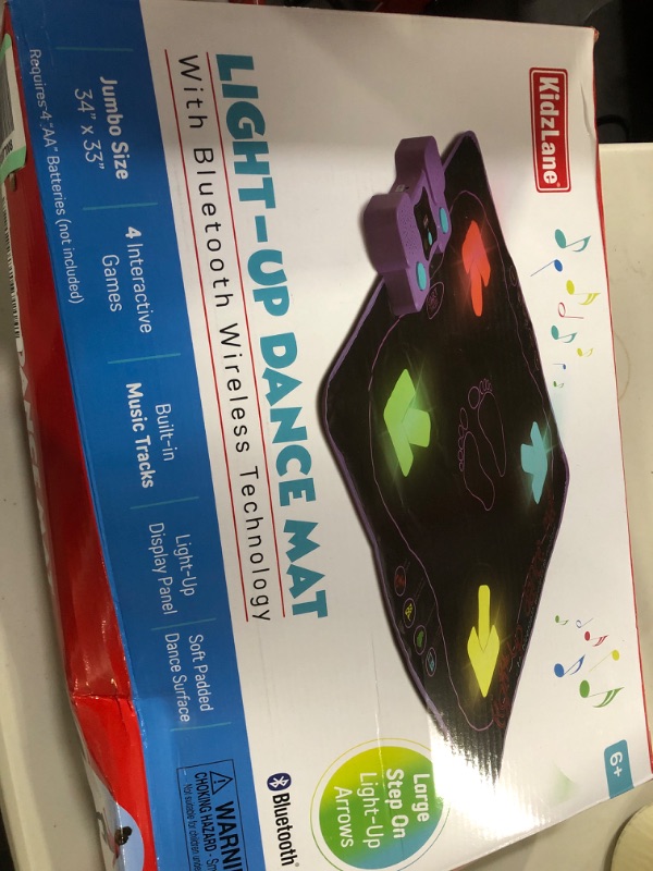 Photo 2 of  Dance Mat | Light Up Dance Pad with Wireless Bluetooth/AUX or Built in Music 