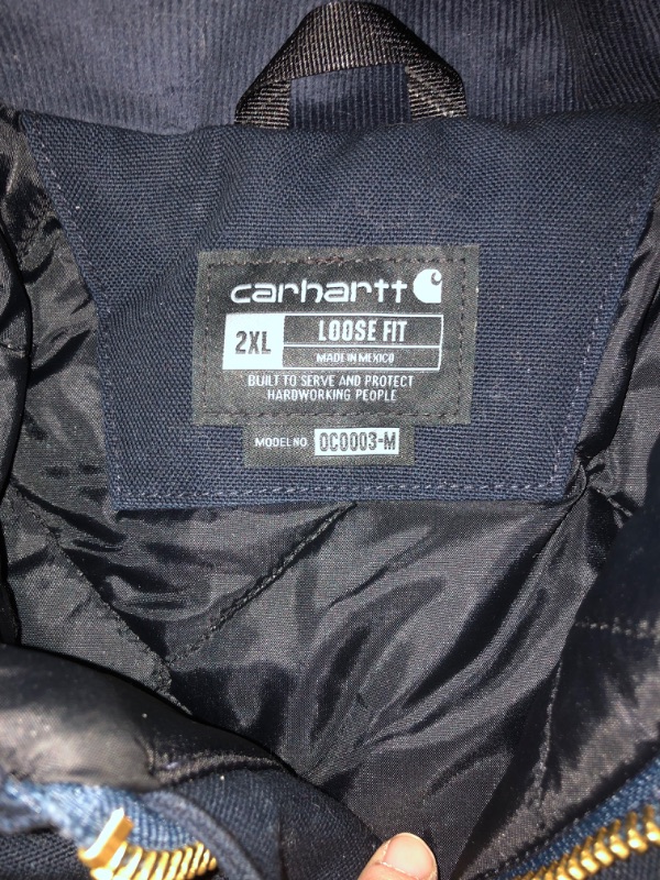 Photo 3 of Carhartt Men's Loose Fit Insulated Coat XX-L Dark Navy