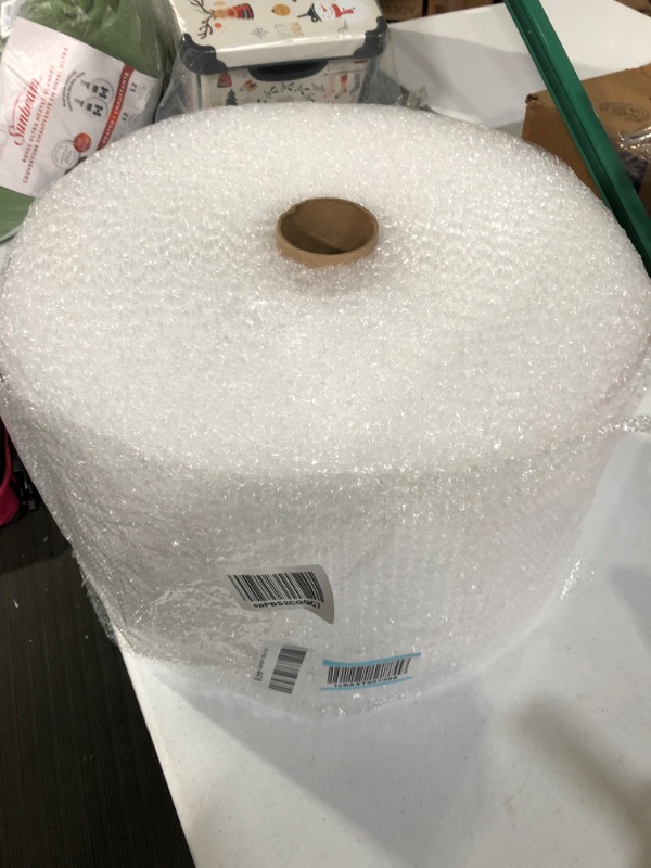 Photo 2 of Amazon Basics Perforated Bubble Wrap -  12" x 175-FT Roll Bubble Wrap