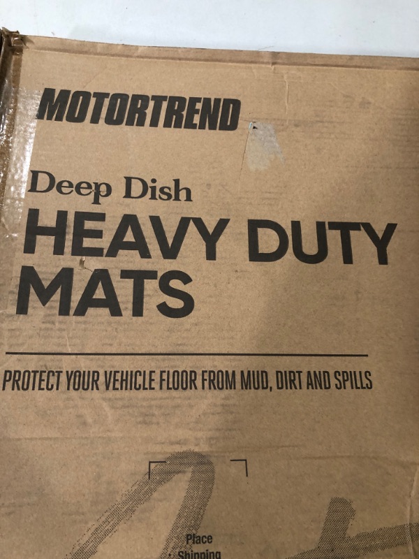 Photo 2 of Motor Trend - Deep Dish Heavy Duty Rubber Floor Mats 