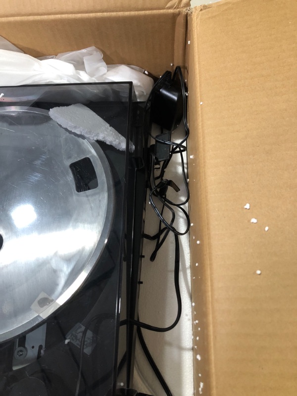 Photo 3 of  Damaged Sony PS-LX310BT Belt Drive Turntable: Fully Automatic Wireless Vinyl Record Player with Bluetooth and USB Output Black