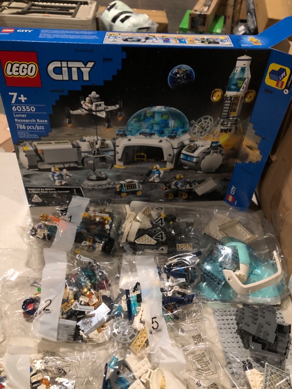 Photo 1 of City Space Lunar Research Base 60350 Building Toy Set for Kids
