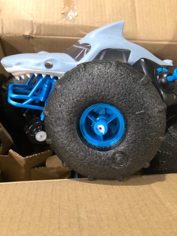 Photo 4 of Damaged Monster Jam Official Megalodon Storm All-Terrain Remote Control Monster Truck - 1:15 Scale