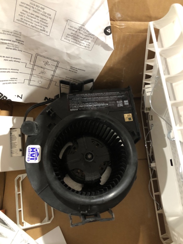 Photo 3 of  ChromaComfort 110 CFM Ventilation White Chroma Fan