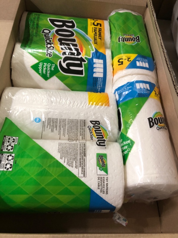 Photo 2 of ** SEE NOTES** Bounty 76213 Paper Towels, Select-a-Size, 138 2-Ply Sheets, 2-Pk. - Quantity 6