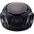 Photo 2 of PROSCAN Elite Portable CD Boombox with AM/FM Radio (Black)