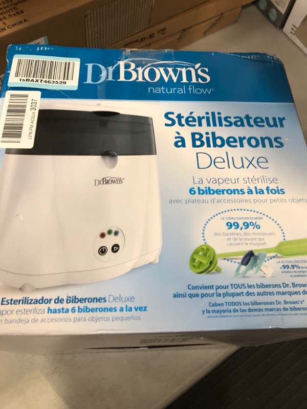 Photo 3 of Dr. Brown's Deluxe Bottle Sterilizer and Baby Bottle Cleaning Brush with Sponge and Scrubber Bundle Sterilizing & Cleaning Set