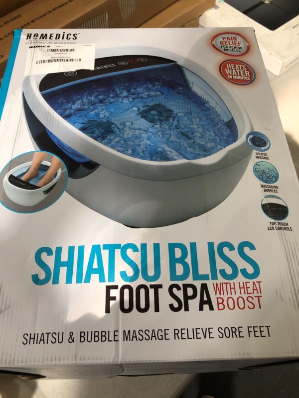 Photo 2 of  USED Homedics Shiatsu Bliss Foot Spa with Heat Boost