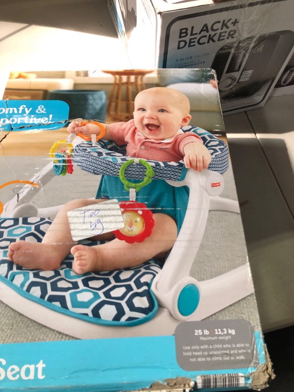 Photo 1 of Fisher-Price Sit-Me-Up Floor Seat, Honeycomb 