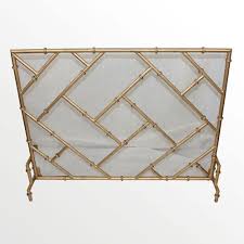 Photo 1 of  Handcrafted Wrought Iron Geometric Fireplace Screen 