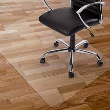 Photo 1 of  Office Chair Mat for Hardwood Floor, Clear Office Floor Mat,