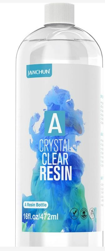 Photo 1 of 32oz Crystal Clear Epoxy Resin Kit Casting and Coating for River Table Tops, Art Casting Resin,Jewelry Projects, DIY,Tumbler Crafts, Molds, Art Painting, Easy Mix 1:1 Ratio