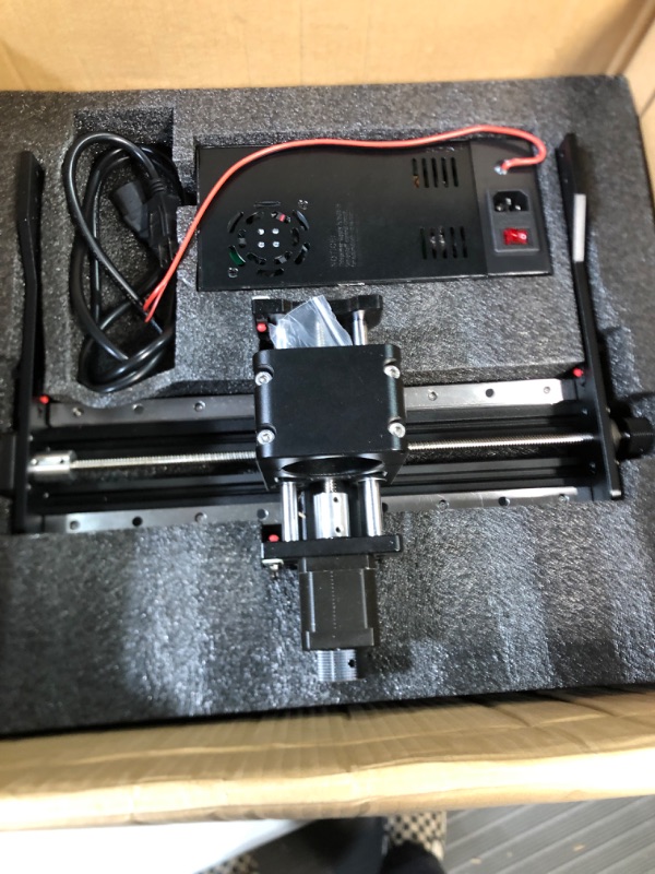 Photo 1 of 500W CNC Router Machine, MYSWEETY 3020 PLUS CNC Wood Router 3 Axis Desktop CNC Machine for Metal Wood Acrylic MDF with Limit Switches, Emergency-Stop, Working Area 300*200*73 mm(11.81*7.87*2.87 inch)