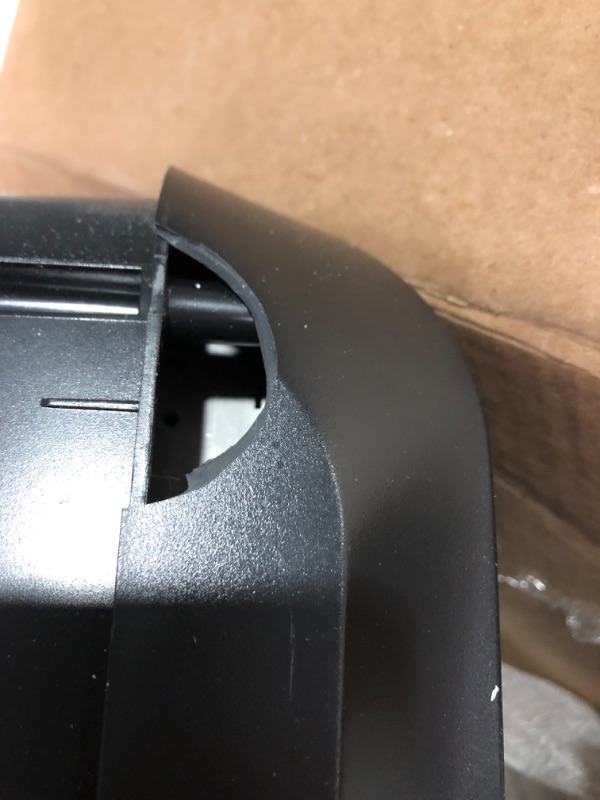 Photo 4 of **HAS CRACKS** 
Amazon Basics 12-Sheet Cross-Cut Paper and Credit Card Home Office Shredder 12 Sheet Shredder