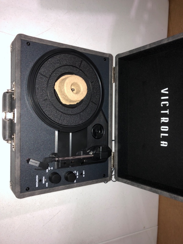Photo 1 of Victrola Vintage 3-Speed Bluetooth Portable Suitcase Record Player with Built-in Speakers