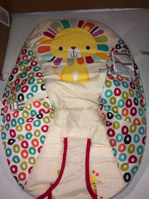 Photo 3 of Bright Starts Playful Pinwheels Portable Baby Bouncer with Vibrating Infant Seat and-Toy Bar.