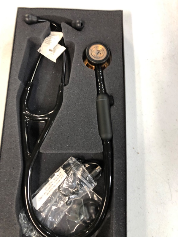 Photo 3 of 3M™ Littmann® CORE Digital Stethoscope, 8870, High Polish Copper Chestpiece, Black Tube, 