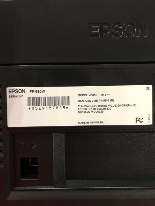 Photo 4 of (BRAND NEW) Epson FastFoto FF-680W Wireless High-Speed Photo and Document Scanning System, Black FF-680