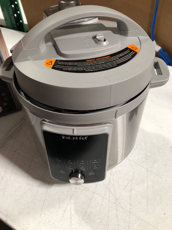 Photo 2 of *SEE NOTES** Instant Pot Duo Plus, 6-Quart Whisper Quiet 9-in-1 Electric Pressure Cooker, Slow Cooker, Rice Cooker, Steamer, Sauté, Yogurt Maker, Warmer & Sterilizer