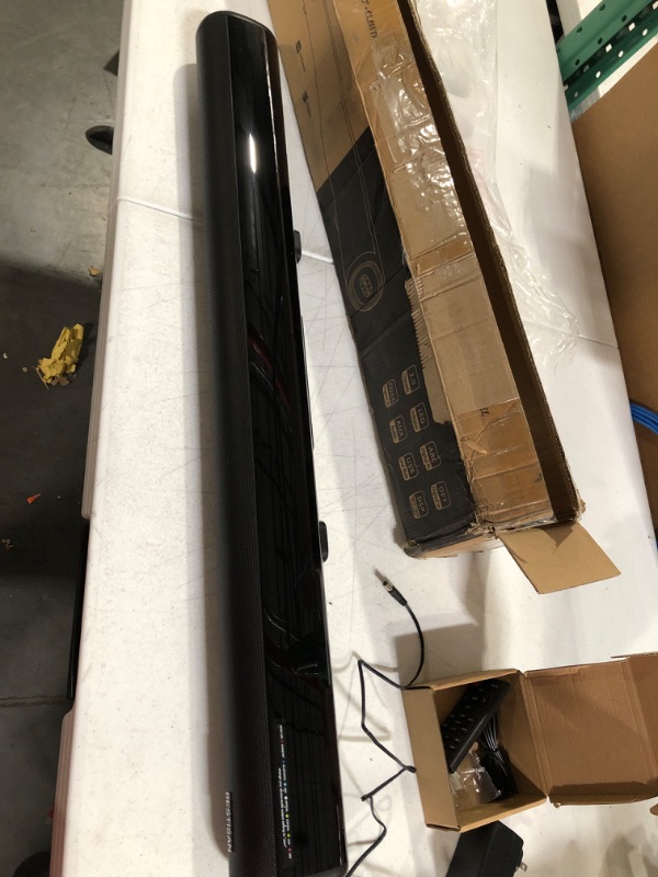 Photo 2 of BESTISAN Sound bar, Bluetooth 5.0, HDMI, 34 inch, DSP Audio, Strong Bass, Wireless Wired Connections, Bass Adjustable, Wall Mountable