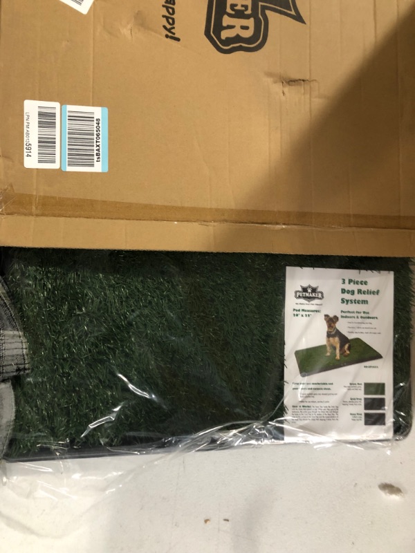 Photo 2 of Artificial Grass Puppy Pee Pad for Dogs and Small Pets - 20x25 