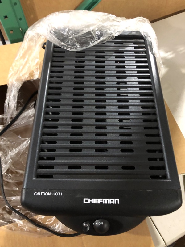 Photo 2 of **SEE NOTES**
Chefman Electric Smokeless Indoor Grill , Black