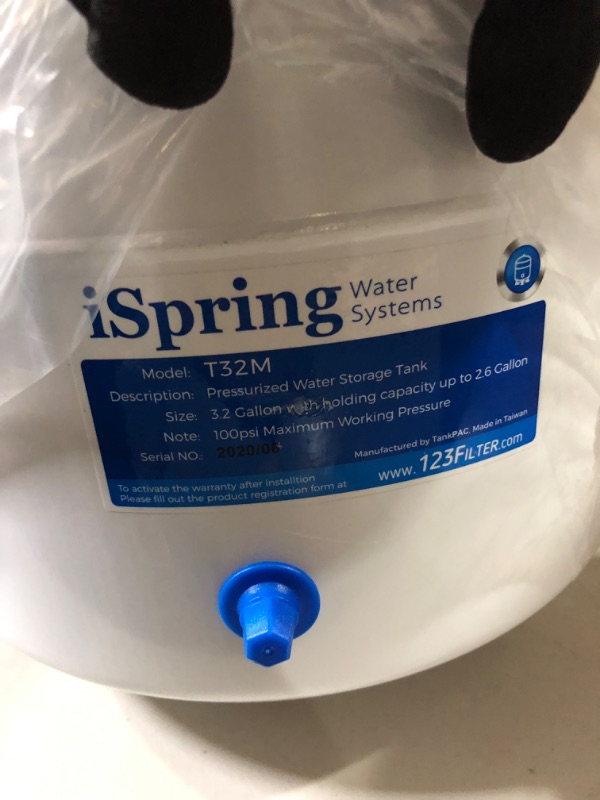 Photo 7 of **SEE NOTES**
iSpring RCC7AK 6-Stage Under Sink Reverse Osmosis Drinking Water Filter System