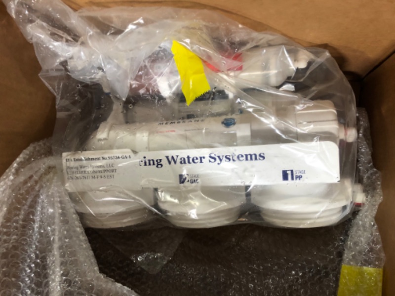 Photo 4 of **SEE NOTES**
iSpring RCC7AK 6-Stage Under Sink Reverse Osmosis Drinking Water Filter System