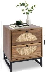 Photo 1 of **NEW** AWQM Rattan Nightstand 