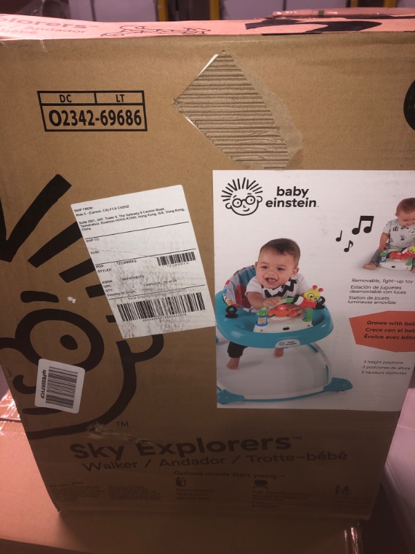 Photo 2 of Baby Einstein Sky Explorers Walker with Wheels & Activity Center