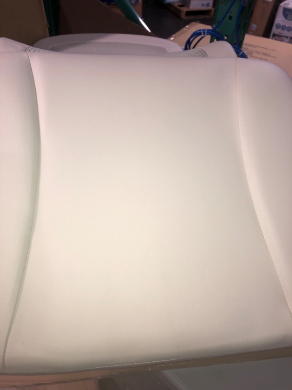 Photo 1 of PARTS ONLY***
Serta Essential Mesh Low-Back Computer Desk Task Chair with No Arms Faux Leather, Cream