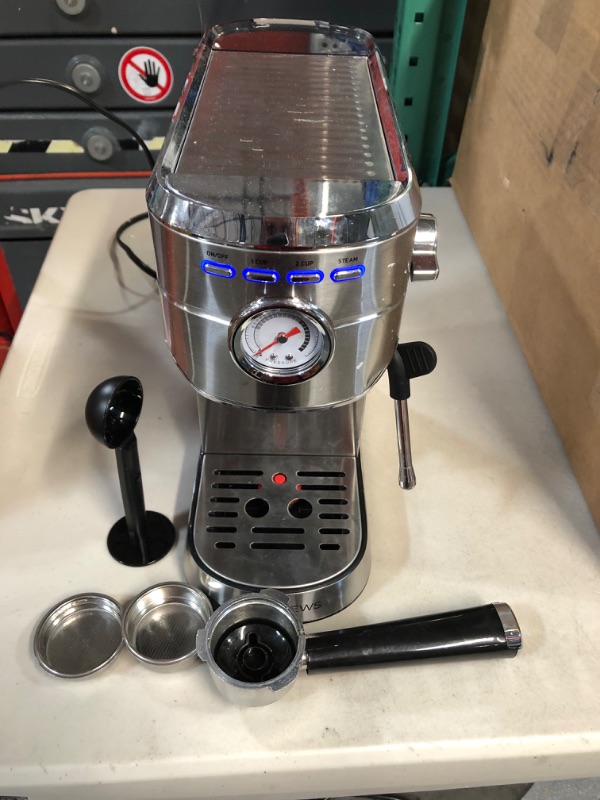 Photo 1 of **used**Espresso Machine 20 Bar, Professional Espresso Maker with Milk Frother Steam Wand 