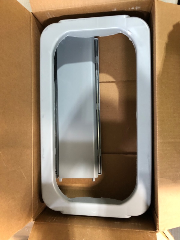 Photo 1 of 23 Gallon Double Flip Lid for Slim Trash Can, Grey, 1-Pack GREY 22.75" 1 pack