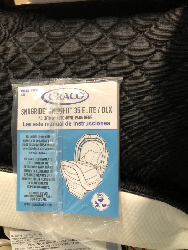 Photo 5 of **NEW/SEE NOTES**GRACO SnugFit 35 Elite Infant Car Seat Baby Car Seat with Anti Rebound Bar, Pierce