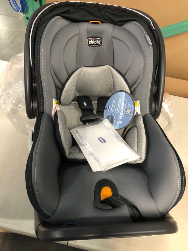 Photo 7 of **NEW/SEE NOTES** Chicco KeyFit 30 ClearTex Infant Car Seat and Base, Rear-Facing Seat for Infants 4-30 lbs,  Pewter/Grey