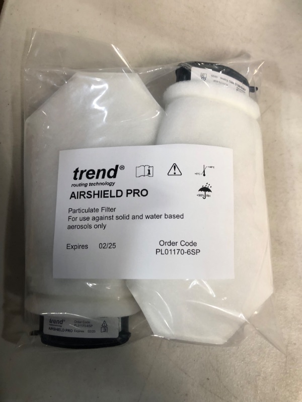 Photo 6 of **NEW** Trend AIR/PRO Airshield and Faceshield Dust Protector & AIRPRO S2 Pair Replacement Air Filters 