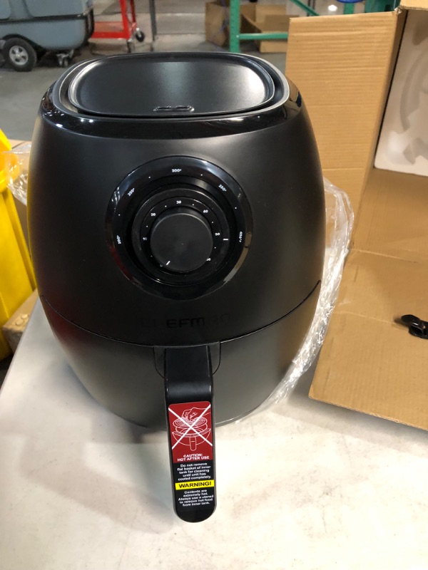 Photo 3 of **NEW** Chefman 3.6qt Analog Air Fryer - Black