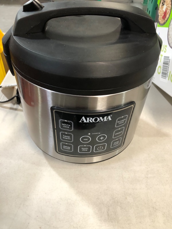 Photo 2 of **NEW** Aroma ARC-150SB 20-Cup (Cooked) Digital Cool-Touch Rice Cooker