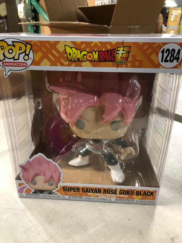 Photo 2 of Funko Pop! Jumbo: Dragon Ball Super - Super Saiyan Rose Goku Black with Translucent Scythe