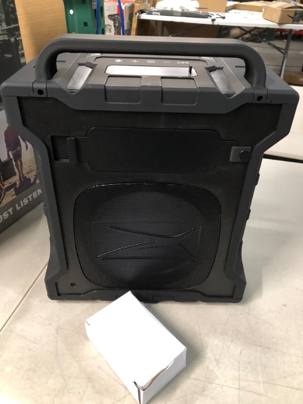 Photo 2 of Altec Lansing Sonic Boom - Waterproof Bluetooth Speaker with Phone Charger, IP67 Outdoor Speaker, 3 USB Charging Ports, 50 Foot Range & 20 Hours Battery Life