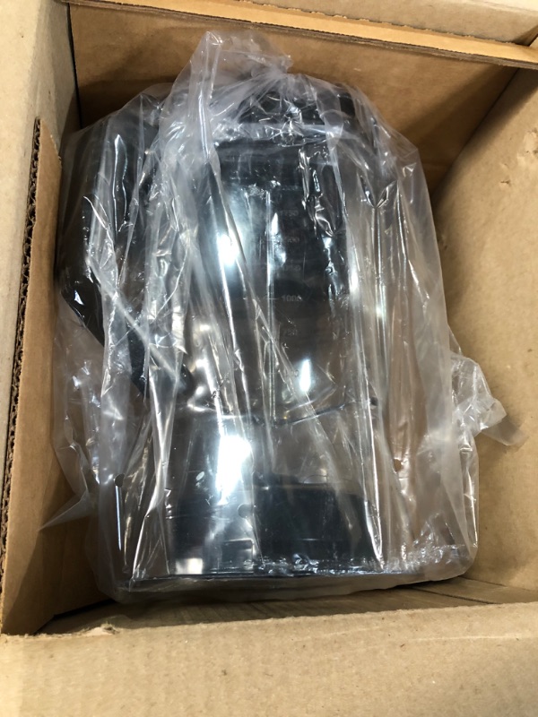 Photo 1 of Calphalon Blender for Shakes, Smoothie, Salsa, Milkshake, Frozen Drinks, and Juices with 68-oz BPA-Free Tritan Jar and 24-oz Portable Blender Bottle, ActiveSense 1200-Watt Motor, Dark Stainless Steel