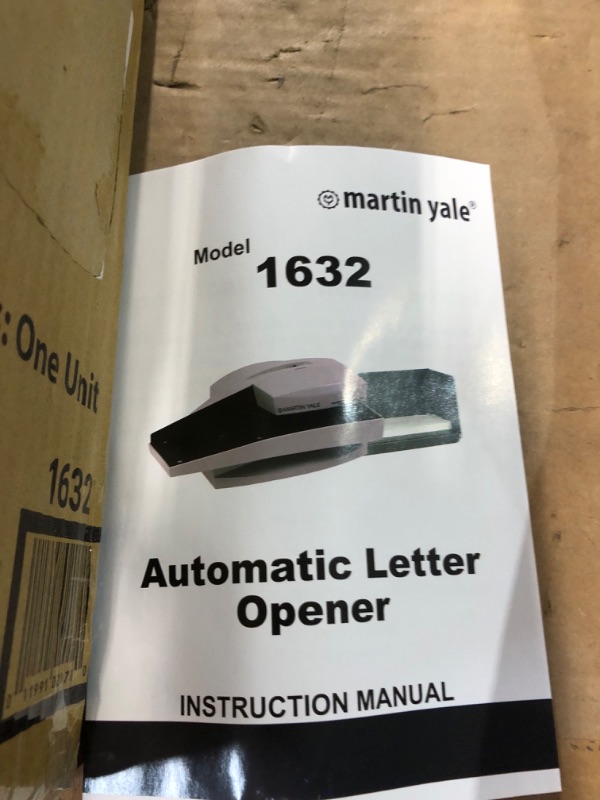 Photo 4 of Martin Yale 1632 Automatic Letter Opener, Automatically feeds and opens a stack of envelopes, Grey (PRE1632)