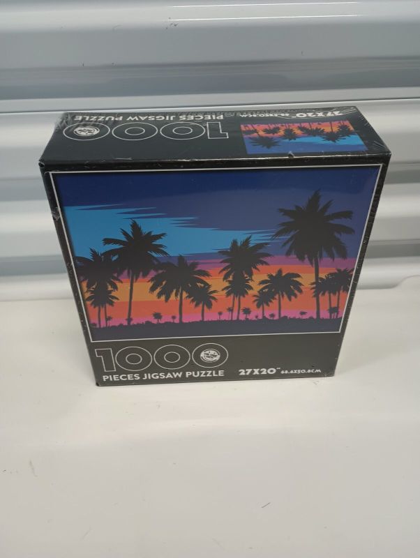 Photo 1 of 1000 Piece Jigsaw Puzzle HAWAII SUNSET Fun Tribe Crew NEW Factory Sealed 68.6cmx50.8cm
